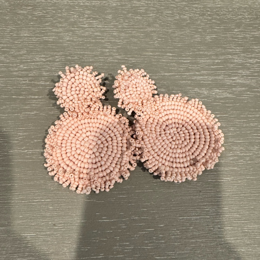 BaubleBar Blush Beaded Earrings